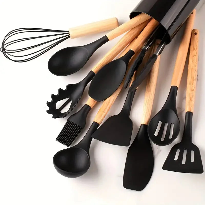 Silicone Cooking Utensils Set - My Cozy Home