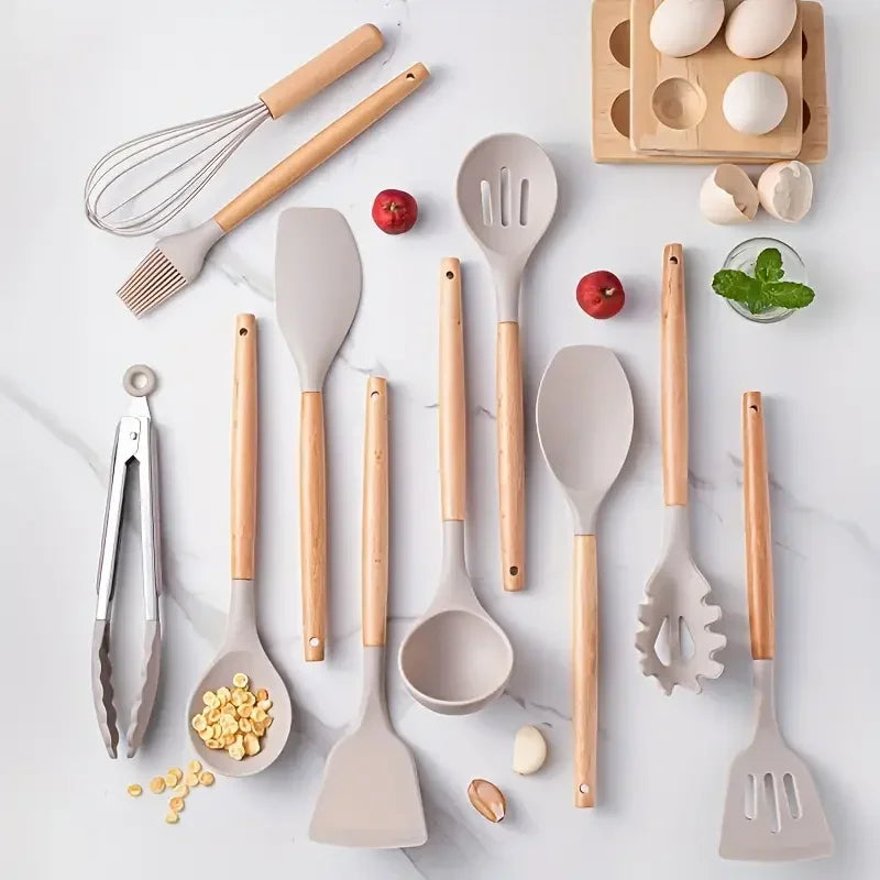 Silicone Cooking Utensils Set - My Cozy Home