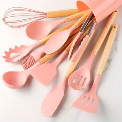 Silicone Cooking Utensils Set - My Cozy Home