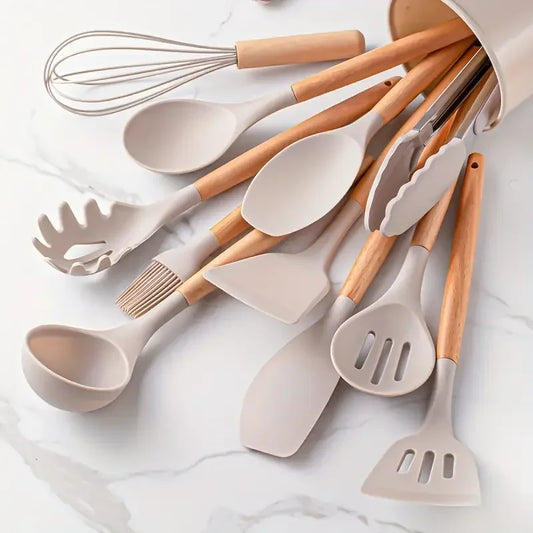Silicone Cooking Utensils Set - My Cozy Home