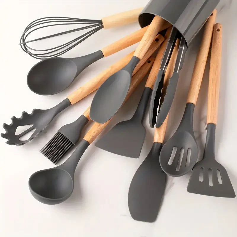 Silicone Cooking Utensils Set - My Cozy Home